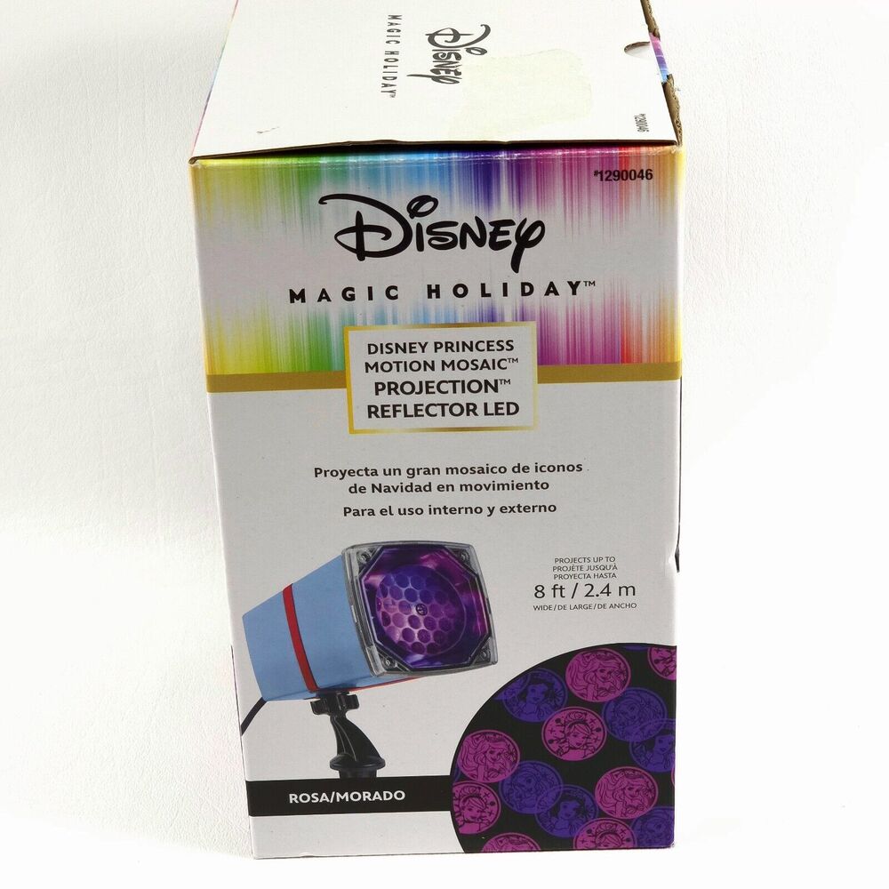 Disney Magic Holiday Princess Motion Mosaic Projection Reflector LED Spotlight - Picture 11 of 12